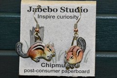 Jabebo Earrings Chipmunk