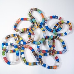 African Trade Beads Bracelets|Fashion Jewelry Handmade Bangle Women Men 3 Packs