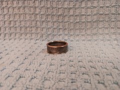 2005 Kennedy Half Dollars size 12 coin ring handmade mixed metals