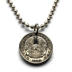 2006 Kazakhstan 20 coin pendant golden Tulpars horses shanyrak Turkistan n000573