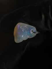 Natural Crystal Opal Tumble Pendant