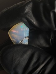 Natural Crystal Opal Tumble Pendant