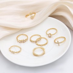 Gold Silver Rings For Women Non Tarnish Gold Plated Stackable Rings Wedding E…