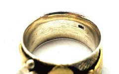 925 SILVER Ring With Green Stone Extravagant Size 57 Jewelry Design Precious