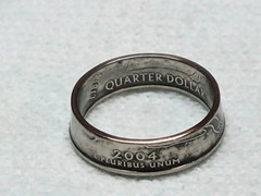 MICHIGAN – Size 9 State Quarter Coin Ring