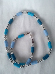 SURFER Skater Heishi Beaded NECKLACE 22″ Unisex US Gift Seller New