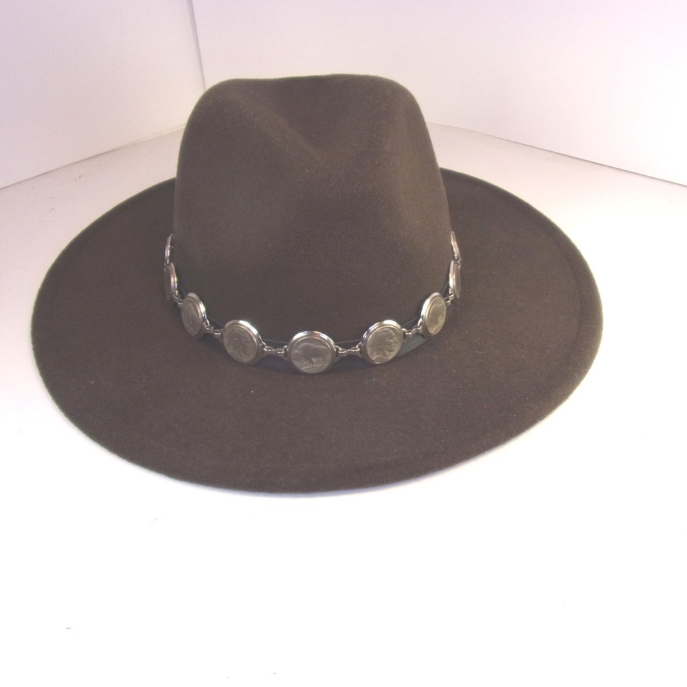 Buffalo Nickel Hat Band,14 Buffalo Nickel Hat Band,Alternating Buffalo & Indian