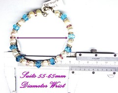 From Oz Beautiful Bracelet Handcrafted Jewellery Clasp Misc Gemstones +FREE POST