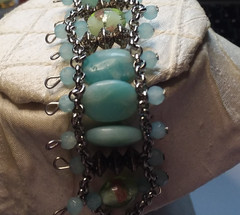 7.5″ Powder Blue Stone and Tiny Glass Bead Bracelet 06-01-2026