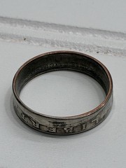 Liberty Ring Made From United States Quarter