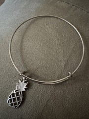 HandcraftedSilver Paradise Pineapple Bracelet Stackable Awesome
