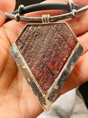 Gorgeous artisan natural amber statement Necklace