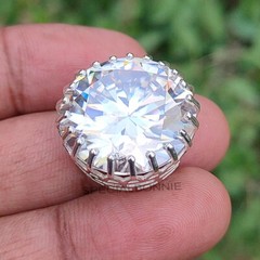 RARE 15 Ct Certified White Diamond Solitaire Necklace ! FREE Diamond studs!
