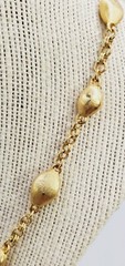 Etienne Aigner 16″ – 19″ Gold Tone flat Disk Chain Necklace