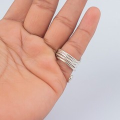Thumb Splint MCP 925 Silver Ring,Arthritis Rings, Thumb Splint Adjustable Ring