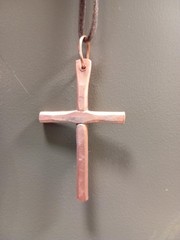1 Pc Pure Copper Healing Cross Pendant Locket, Jewelry, Spiritual Kriya