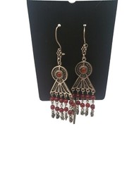 sterling silver And Stone earrings 925