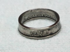 MICHIGAN – Size 9 State Quarter Coin Ring