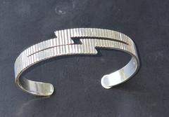 VTG Taxco «2 Trees» TS-30 925 Modernist Cuff, Ring. Earrings Married Suite