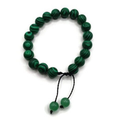 Unisex Jade Bracelet Handmade by Peruvian Artisans in Cusco Natural Stones