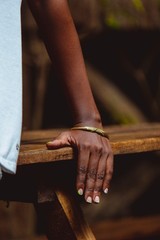 Handmade Bracelet African Cuff Wrap Bangle Unisex Brass New Made in Kenya