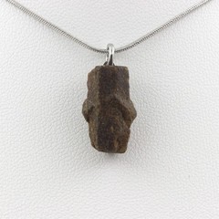 Raw Staurolite Necklace. 13.5 Ct. Kerzest, Coray, Finistère, France. Made In