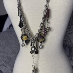 Unique Handcrafted Beaded Boho Tassel Necklace With Charms Beads Gorgeous