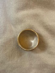 Sterling Silver and brass spinner Ring