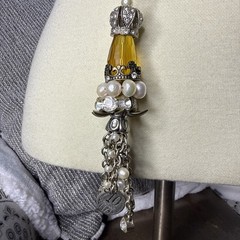 Unique Handcrafted Beaded Boho Tassel Necklace With Charms Beads Gorgeous