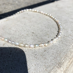 Freshwater Pearl Choker Necklace | Small 4-5mm Natural Pearl Necklace