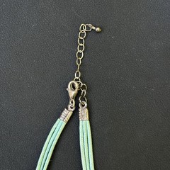 925 Sterling Silver MOP Turquoise Floral Necklace Earrings Set Daisy 31.6g