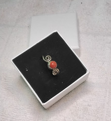 Goldstone Ring. Set In Tarnish-Resistant Tibetan Silver. Size 8.25
