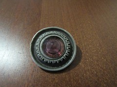 R Tennesmed sweden vintage pewter brooch PIN coloured glass