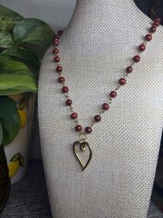 Handmade Beaded Pendant Necklace