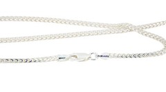 Sterling Silver Italian Chain – Wheat Grain Style – TOP METEORITE Jewelry