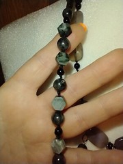 Black Labradorite Handknotted Layered Necklace