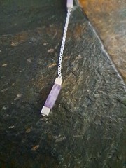 Handmade Vintage Amethyst/Silver Necklace.Unique-Change From One Necklace To Two