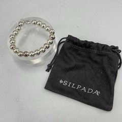 SILPADA Sterling Silver 10mm Ball Bead .925 Bracelet 7″ 34g