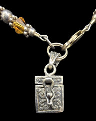 925 Salvation Bracelet with Hinged Charm, Religious Jewelry, Spiritual Keepsake,
