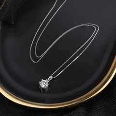 3.60 Ct Certified White Diamond Solitaire Pendant, Gift For Love – Tariffs FREE