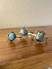Brand New Sterling Silver Stacker Rings Set of 3 -Made In USA