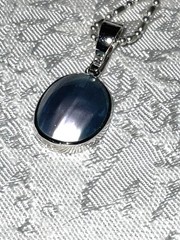 BLUE FREEFORM STONE NECKLACE
