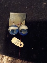 Women’s Wave Droids Handmade Bloom Glass Clip-on Earrings