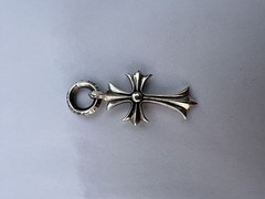 Chrome Hearts Small Cross Silver .925 Pendant Authentic