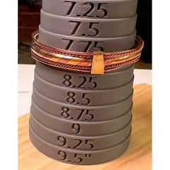 Mixed Metal Cuff Bracelet Women’s 7.75 Copper Brass Good Braided Boho