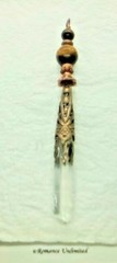 TIGER Tiger’s EYE Beads MADAGASCAR Quartz CRYSTAL PENDANT Wand Ornament Reiki