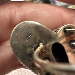 Heart Shaped Colorful Confetti Artisan Silver Tone Costume Ring Sz 6 1/2 READ