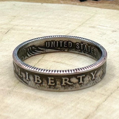 250th Anniversary U.S. 2026 «Emerging Liberty» Dime Coin Ring Band NEW