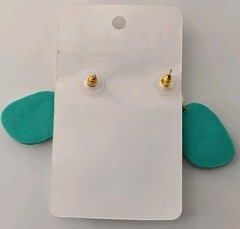 Rose Petal Rhapsody Handcrafted Polymer Clay Floral Dangle Earrings Stud