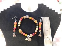 FALL Handmade Bracelet/Earrings Set by North Star Jewelry and More